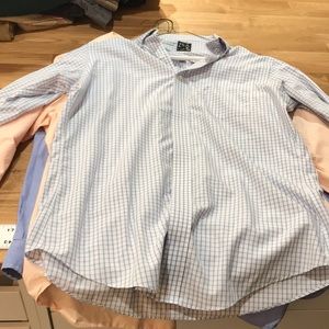 Three shirt bundle, two Ralph Lauren and one JAB